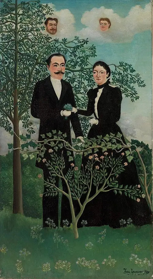 Le Passé et le Présent - Henri Rousseau image 1 copie de tableau peinte à la main