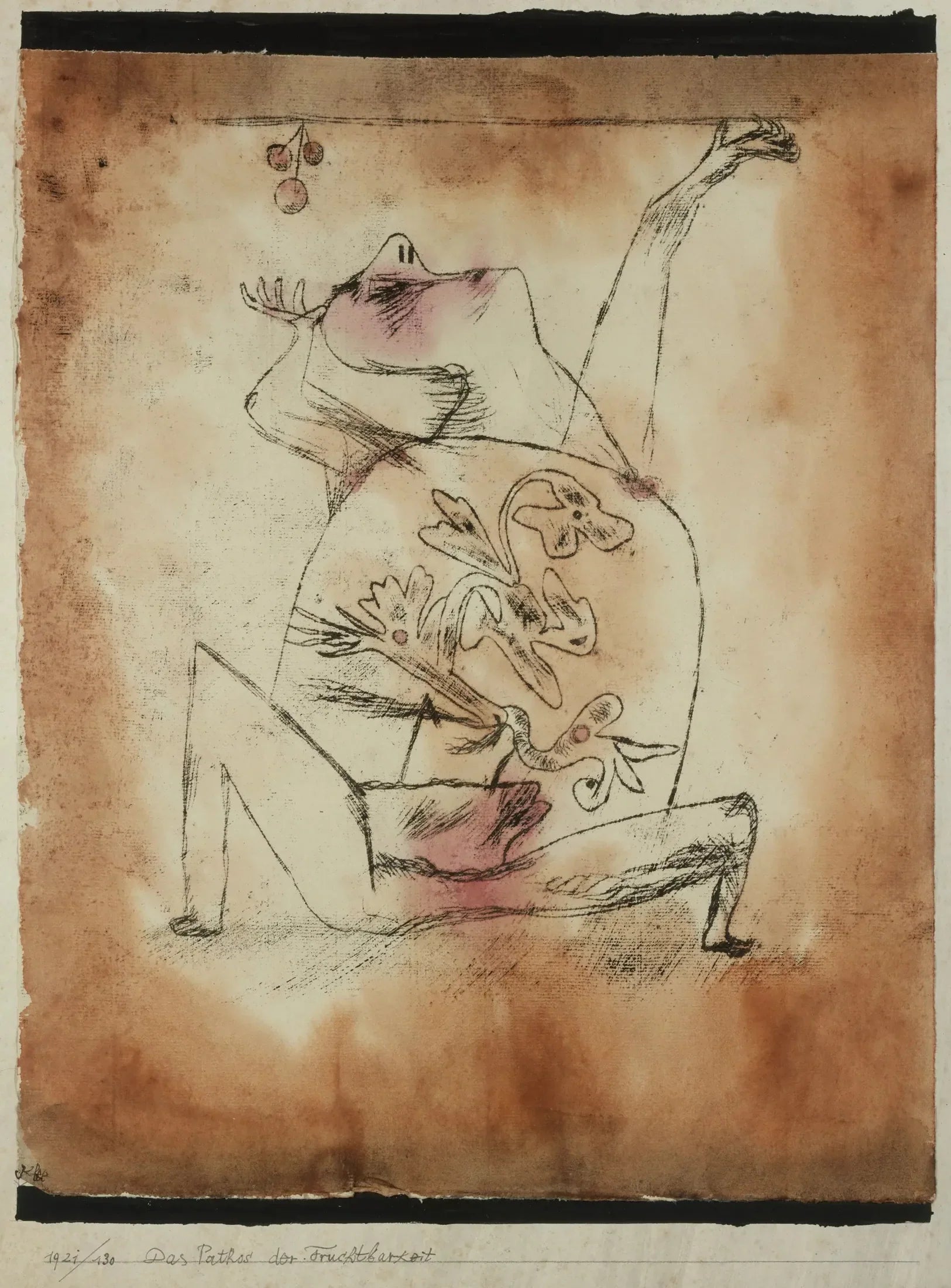 Le pathos de la fertilité - Paul Klee image 1 reproduction de peinture à l’huile