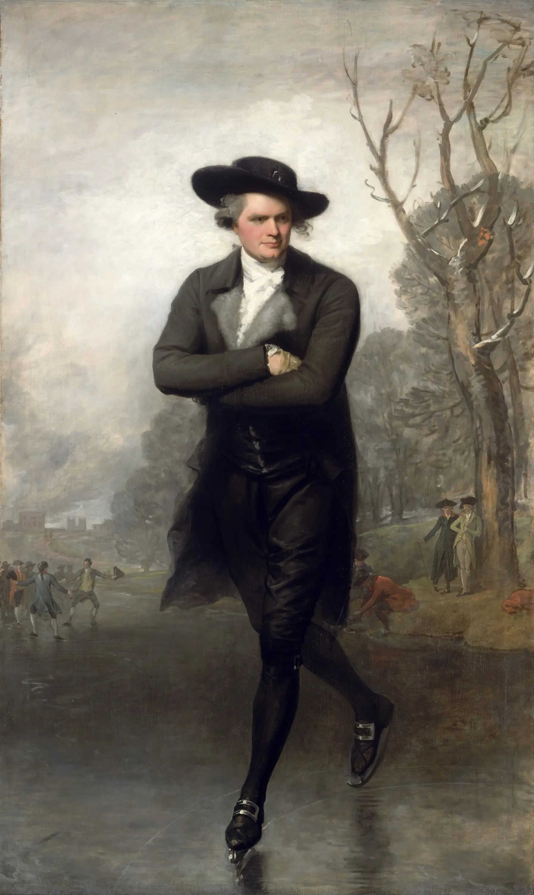 Le Patineur - Gilbert Stuart image 1 copie peinte à la main à l’huile