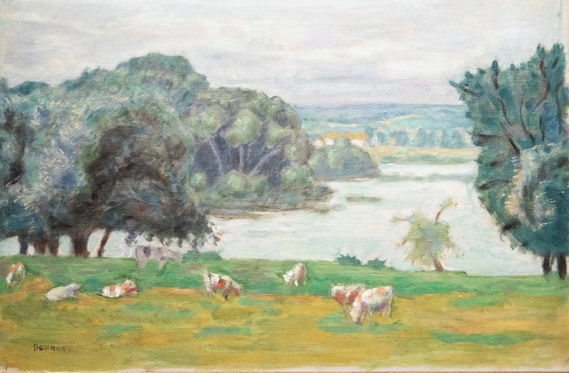 Le pâturage, bord de Seine - Pierre Bonnard