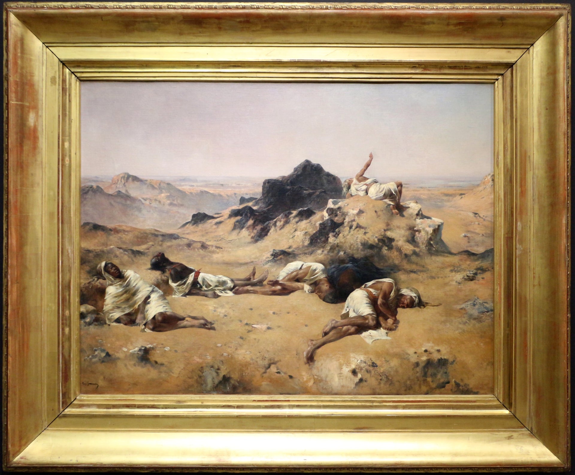 Le Pays de la Soif - Eugène Fromentin image 1 reproduction artisanale de tableau