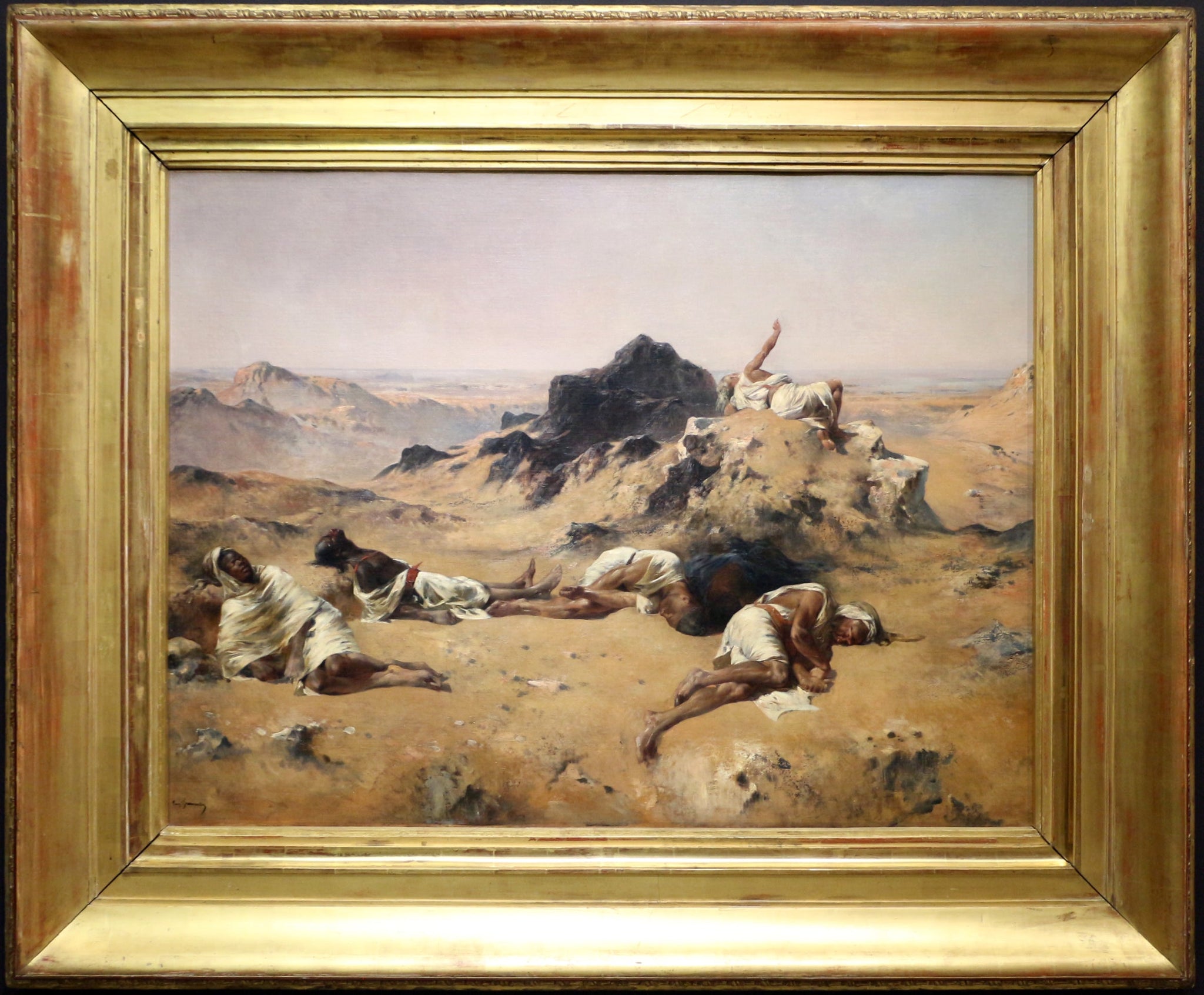 Le Pays de la Soif - Eugène Fromentin image 1 reproduction artisanale de tableau