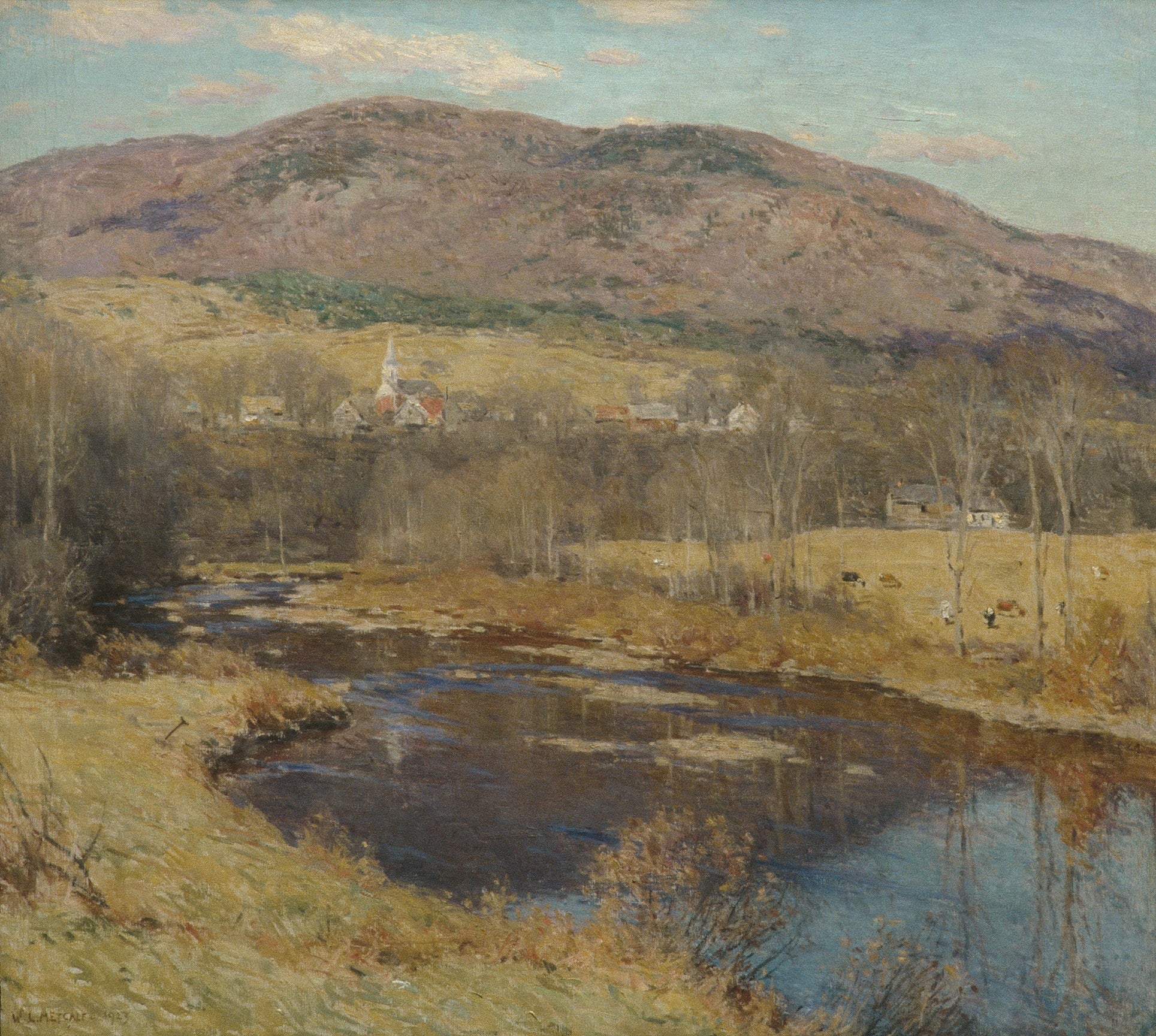 Le pays du Nord - Willard Metcalf image 1 tableau peint à l’huile sur toile