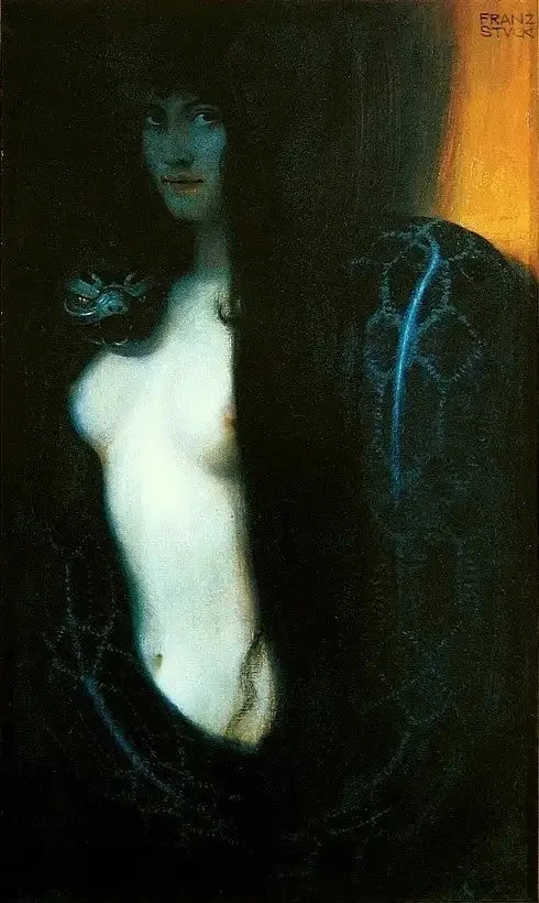 Le Péché - Franz von Stuck image 1 reproduction réalisée par Alpha Reproduction
