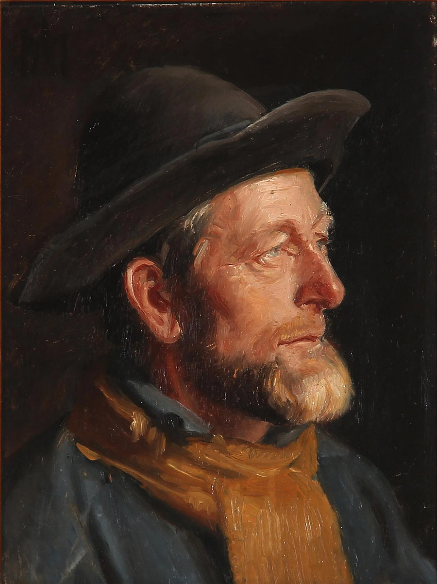 Le pêcheur de Skagen et bénévole en canot de sauvetage, Ole Svendsen. - Michael Peter Ancher