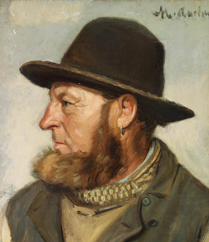 Le pêcheur et sauveteur en mer Ole Svendsen. - Michael Peter Ancher