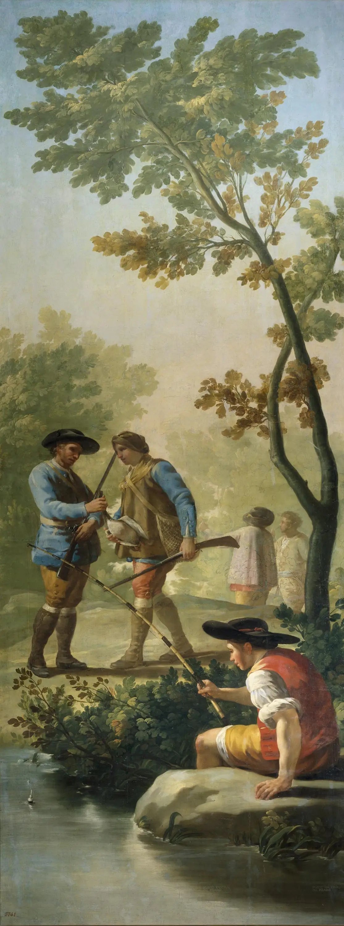 Le Pêcheur - Francisco de Goya image 1 tableau peint à l’huile sur toile