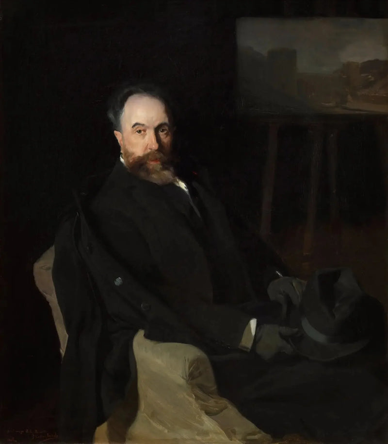 Le peintre Aureliano de Beruete - Joaquín Sorolla