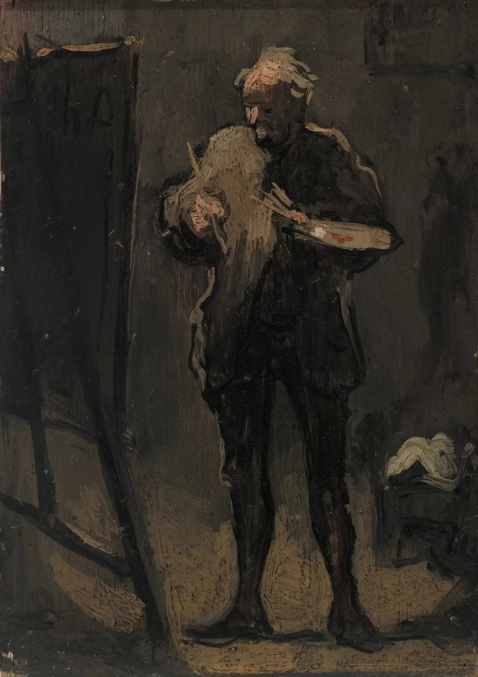 Le Peintre devant son tableau - Honoré Daumier image 1 copie de tableau peinte à la main