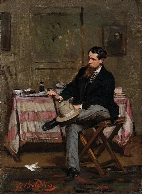 Le peintre Vincenzo Cabianca - Giovanni Boldini image 1 tableau peint à l’huile sur toile