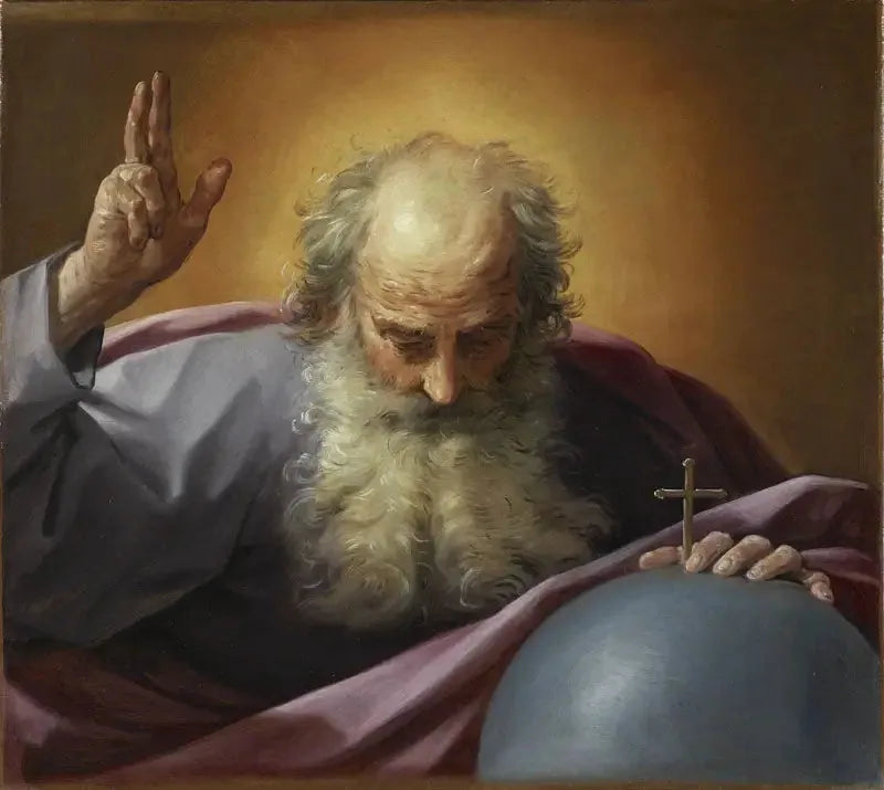 Le Père Eternel bénissant le Monde - Guido Reni image 1 reproduction artisanale de tableau