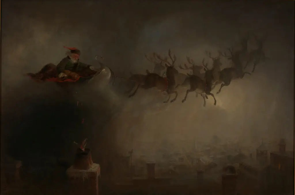 le père Noël - William Holbrook image 1 reproduction d’œuvre d’art à l’huile
