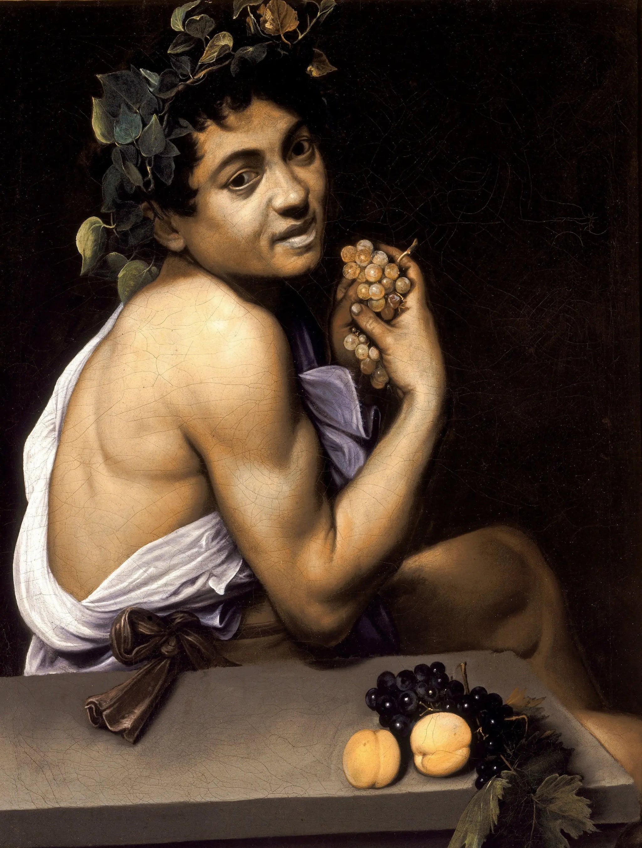 Le Petit Bacchus malade - Le Caravage image 1 reproduction artisanale de tableau