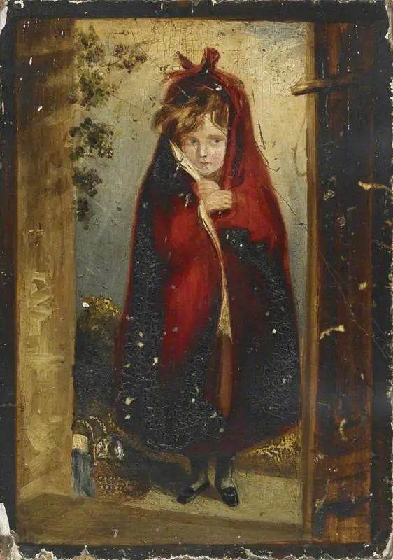Le petit Chaperon rouge - Edwin Henry Landseer image 1 copie de tableau peinte à la main
