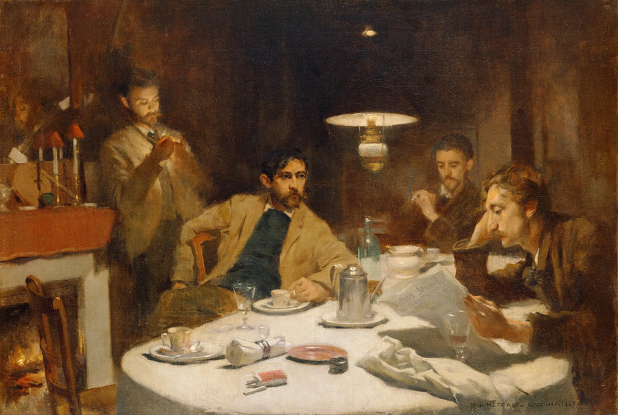 Le petit-déjeuner à dix cents - Willard Metcalf