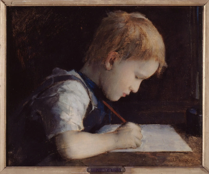 Le petit écriveur - Jean-Jacques Henner