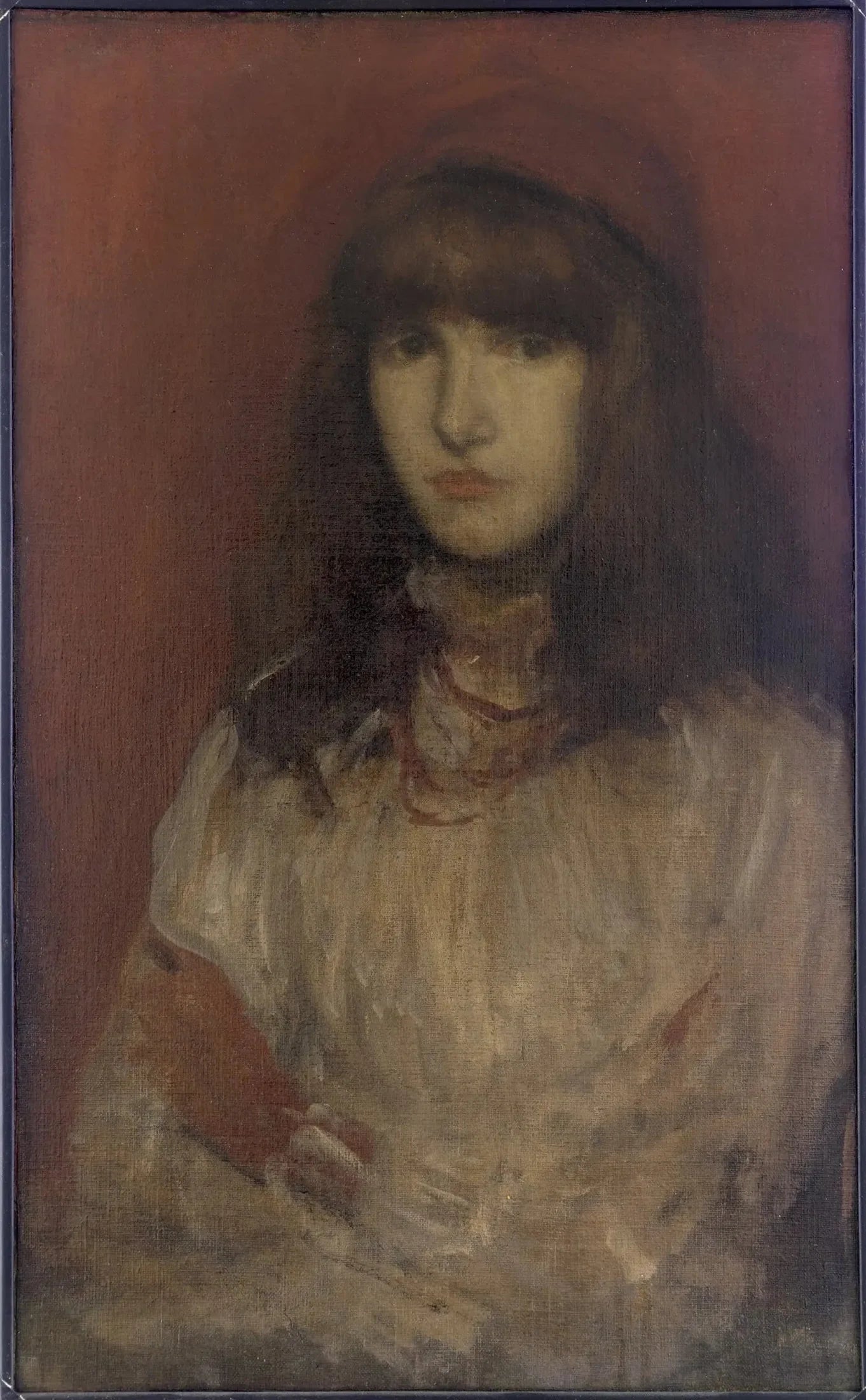 Le petit gant rouge - James Abbott McNeill Whistler image 1 tableau peint à l’huile sur toile