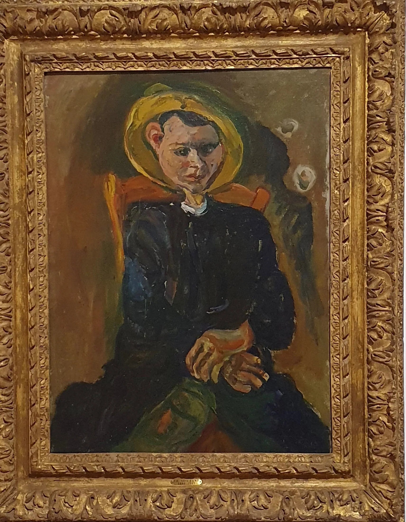 Le petit garçon au chapeau jaune - Chaïm Soutine image 1 reproduction réalisée par Alpha Reproduction