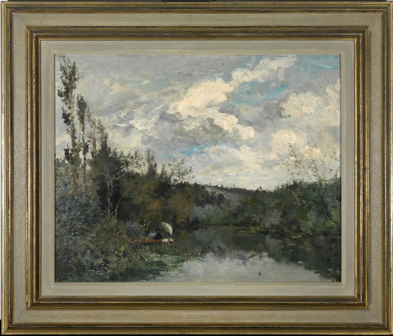 Le petit lac dans la forêt - Gustave Caillebotte