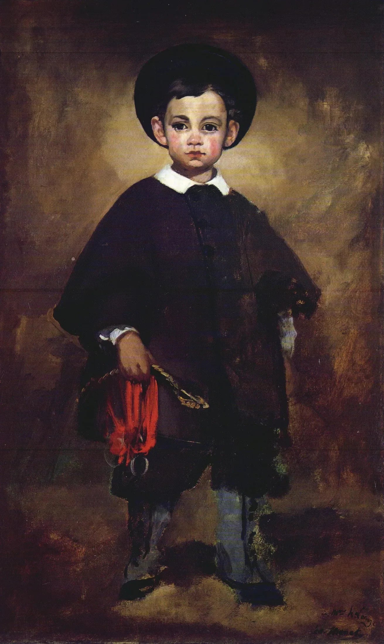 Le Petit Lange - Édouard Manet image 1 tableau peint à l’huile sur toile