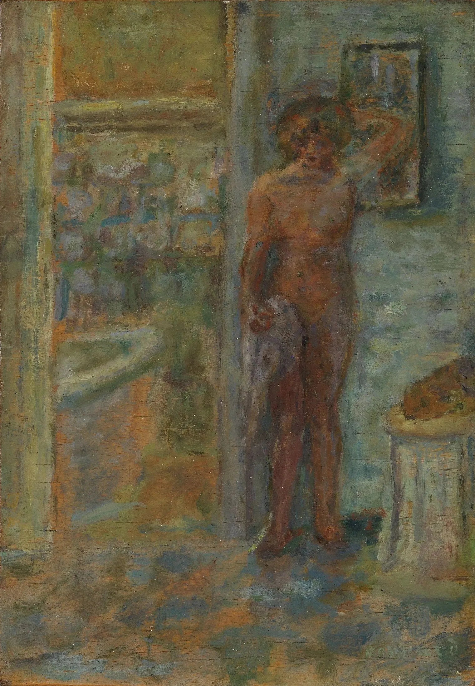 Le petit nu au miroir - Pierre Bonnard image 1 copie de tableau peinte à la main