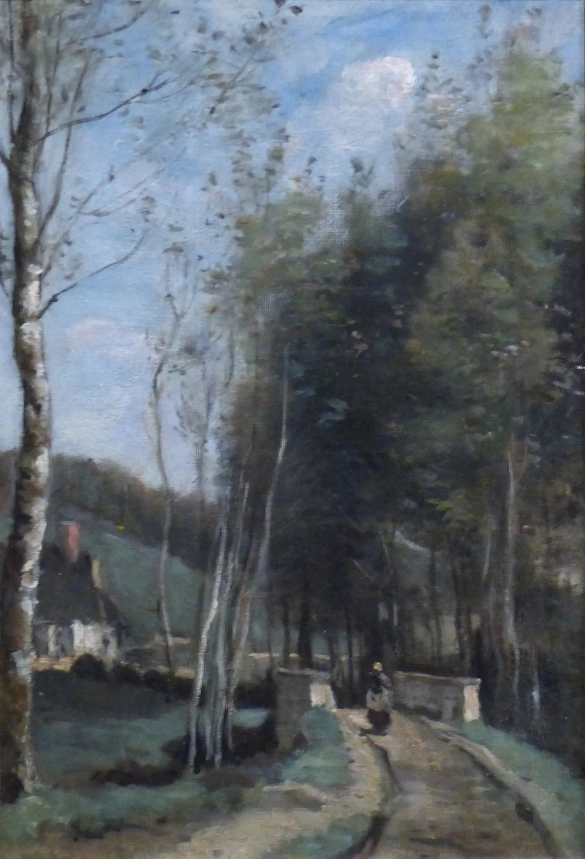 Le Petit Pont - Jean-Baptiste Camille Corot image 1 reproduction de peinture à l’huile