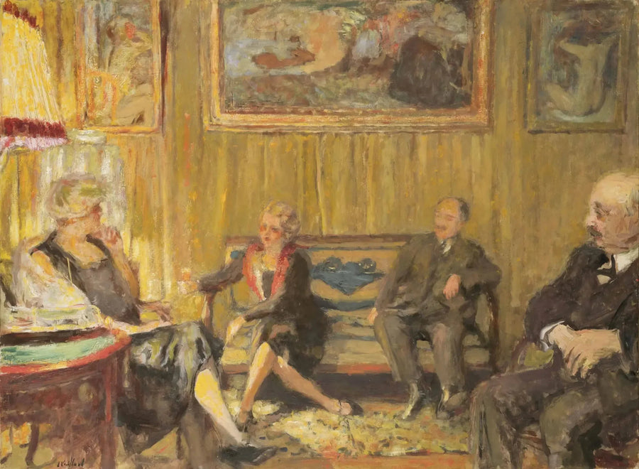 Le Petit Salon rue de Naples - Édouard Vuillard