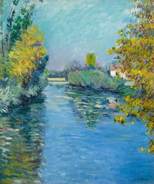 Le petit soutiens-gorge de la Seine, effet d'automne - Gustave Caillebotte