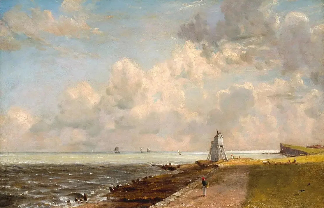 Le Phare de Harwich - John Constable image 1 reproduction réalisée par Alpha Reproduction