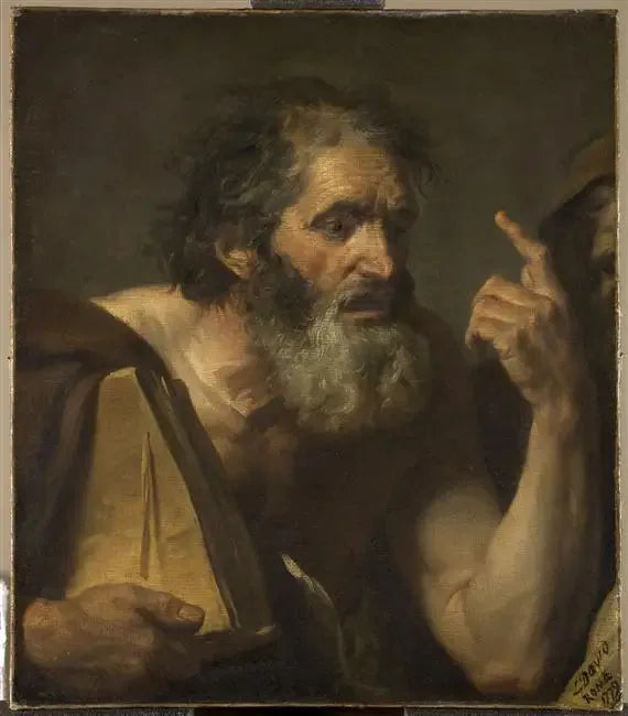 Le Philosophe - Jacques-Louis David