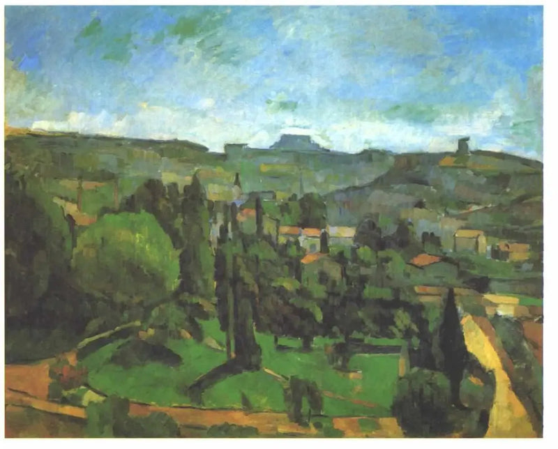 Le Pilon du Roi, vue de Bellevue - Paul Cézanne