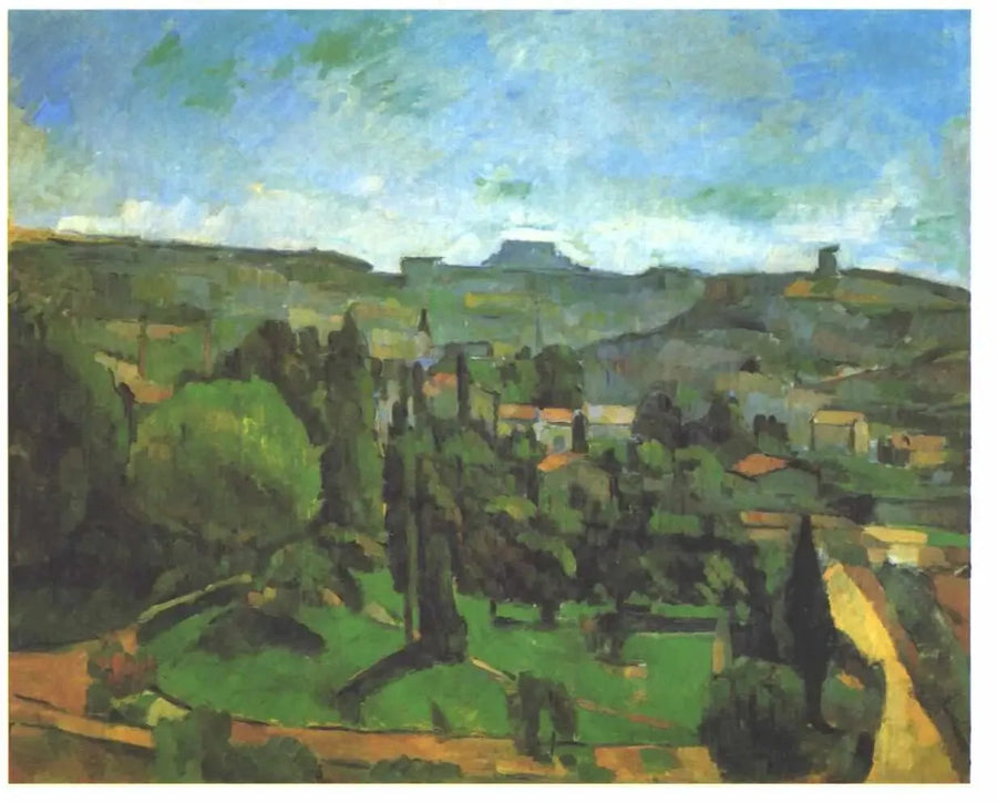 Le Pilon du Roi, vue de Bellevue - Paul Cézanne