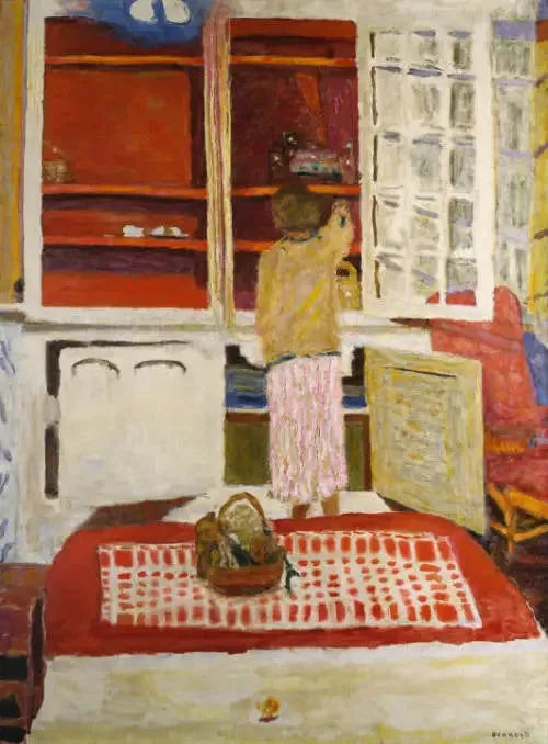 Le placard blanc - Pierre Bonnard image 1 reproduction de peinture à l’huile
