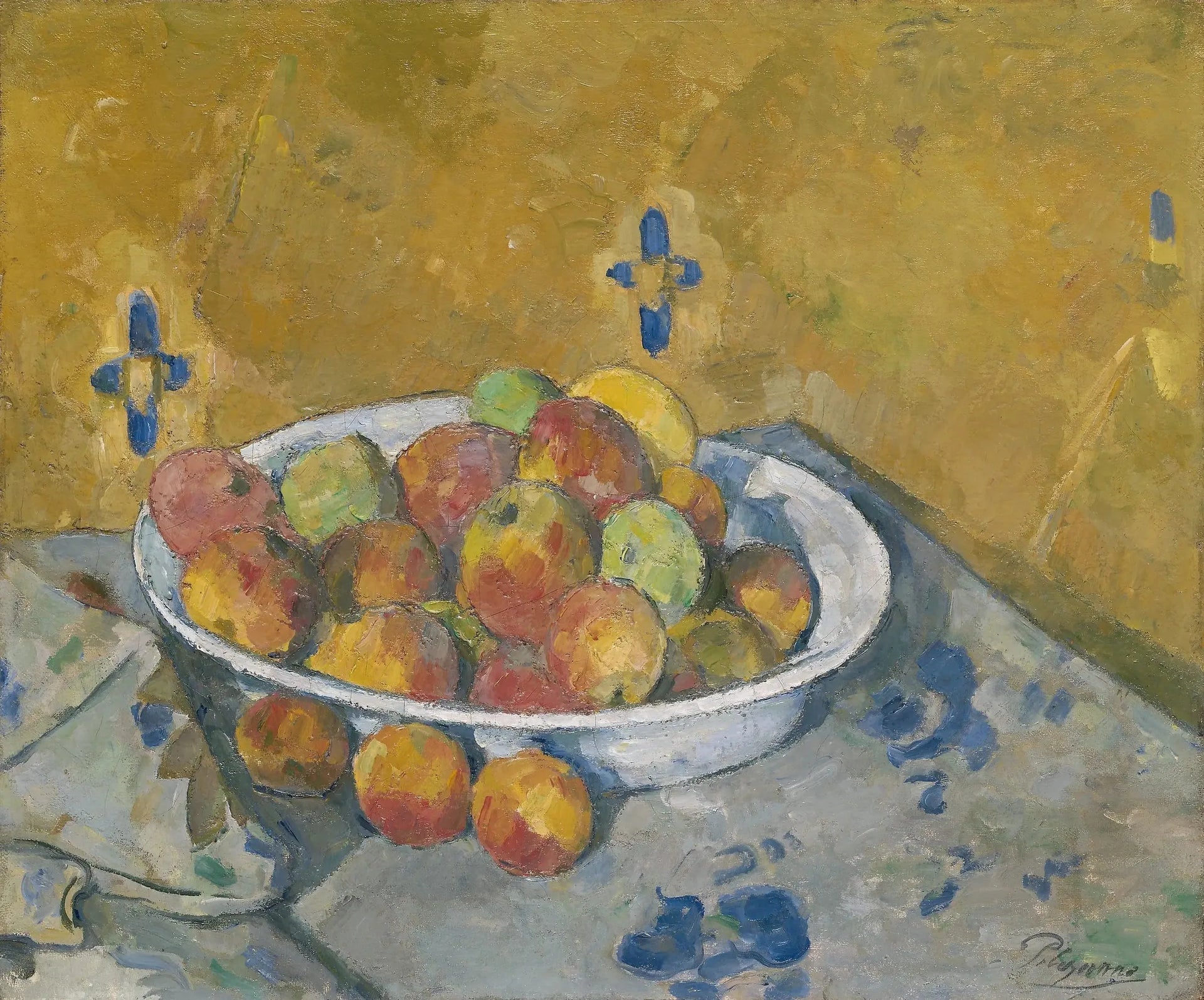 Le Plat de pommes - Paul Cézanne image 1 tableau peint à l’huile sur toile