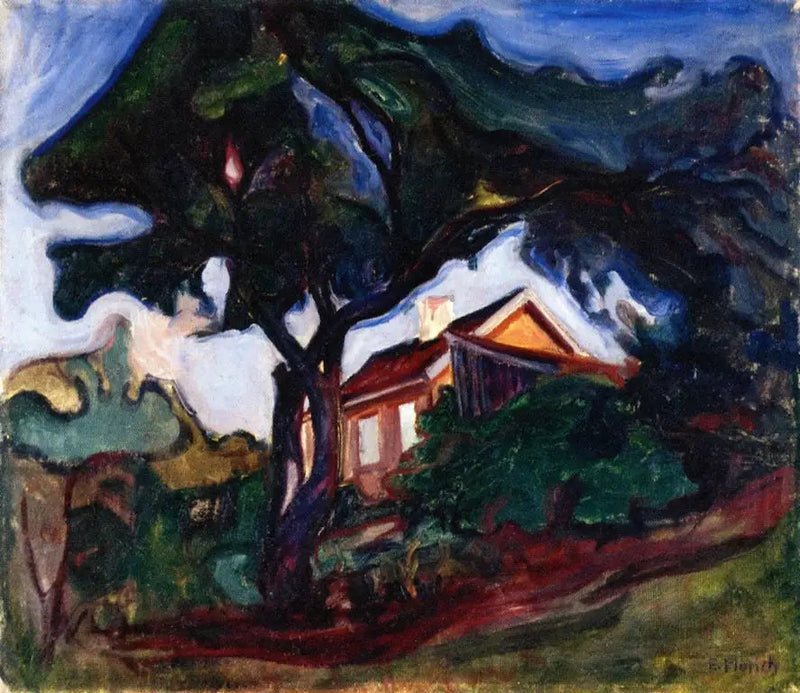 Le Pommier - Edvard Munch