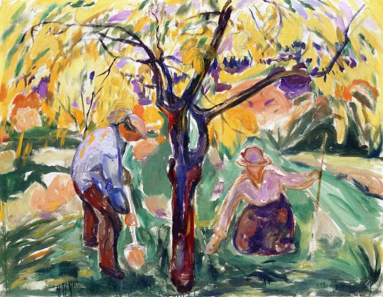 Le Pommier - Edvard Munch image 1 copie peinte à la main à l’huile