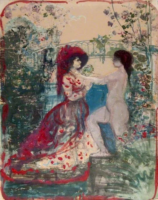 Le pont - Charles Conder image 1 copie de tableau peinte à la main