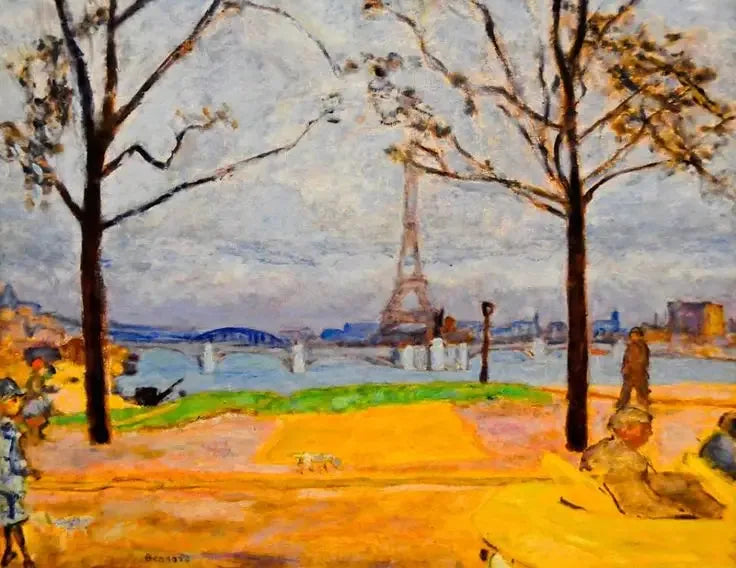 Le pont de Grenelle et la tour Eiffel - Pierre Bonnard