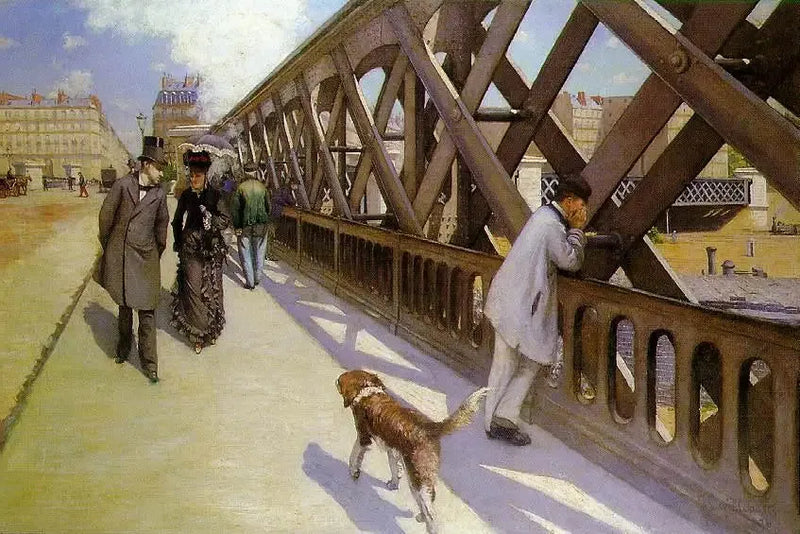 Le Pont de l'Europe - Gustave Caillebotte