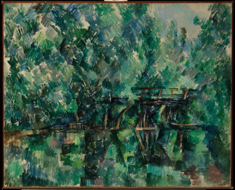 Le pont de l'île Machefer à Saint-Maur-des-Fossés - Paul Cézanne