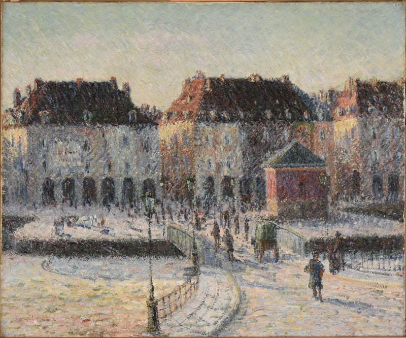Le pont de la Poissonnerie à Dieppe - Gustave Loiseau