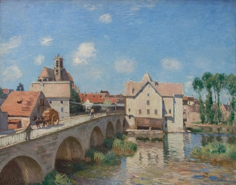 Le Pont de Moret - Alfred Sisley