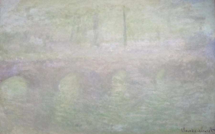Le pont de Waterloo, à Londres, à Dusk - Claude Monet