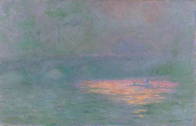 Le Pont de Waterloo - Claude Monet