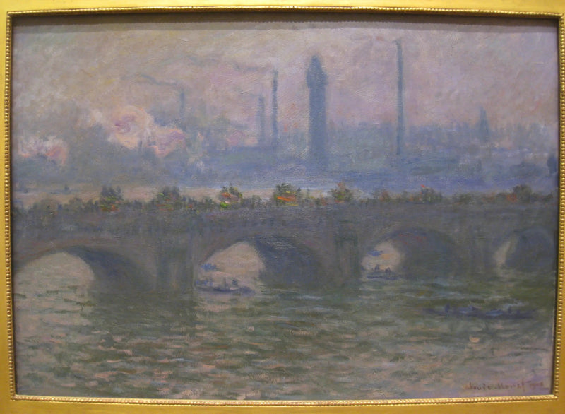 Le pont de Waterloo - Claude Monet