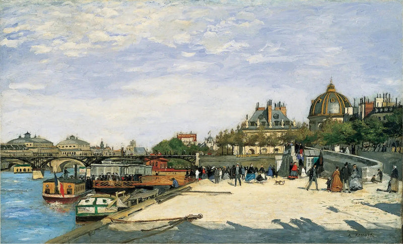 Le pont des Arts et de l'Institut - Pierre-Auguste Renoir