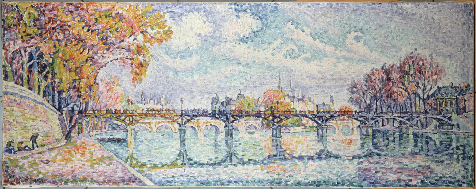 Le pont des Arts II - Paul Signac image 1 reproduction de peinture à l’huile