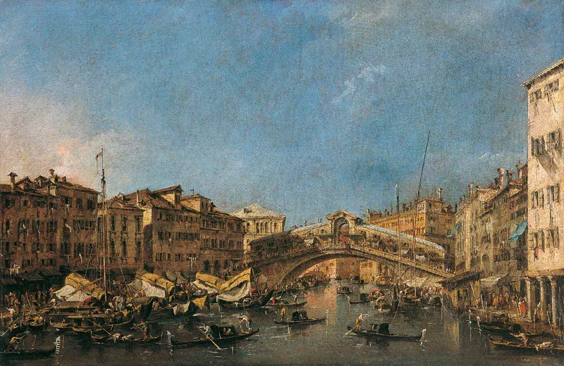 Le Pont du Rialto à Venise - Francesco Guardi