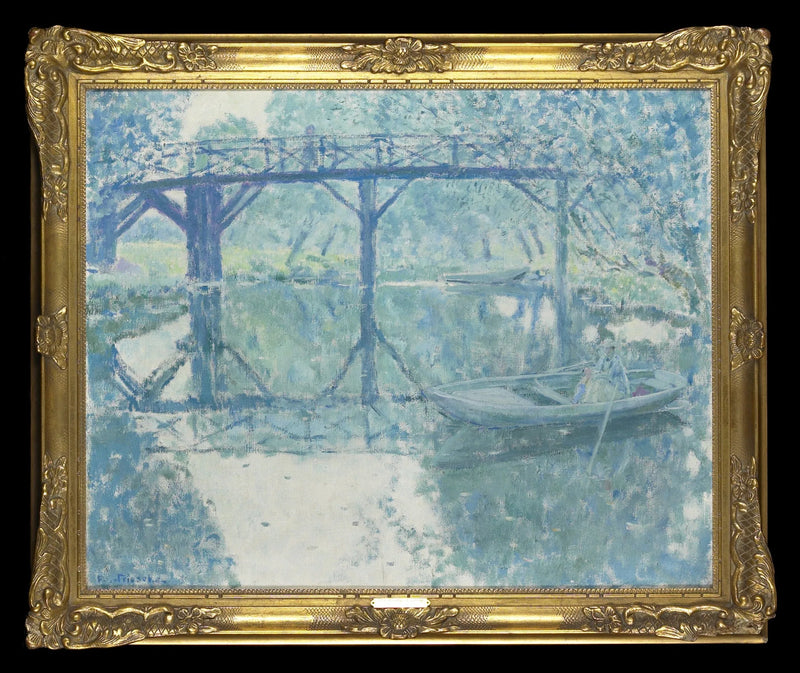 Le Pont - Giverny - Frederick Carl Frieseke