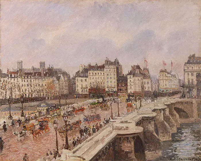 Le Pont-Neuf - Camille Pissarro image 1 reproduction de peinture à l’huile
